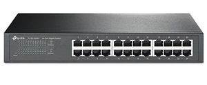 TP-Link 24 Port Gigabit Desktop/Rackmount Switch 13-inch Steel Case (Brackets Included)