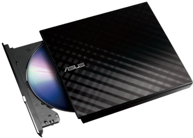 ASUS SDRW-08D2S-U Lite 8x DVD-RW USB External Optical Drive Black