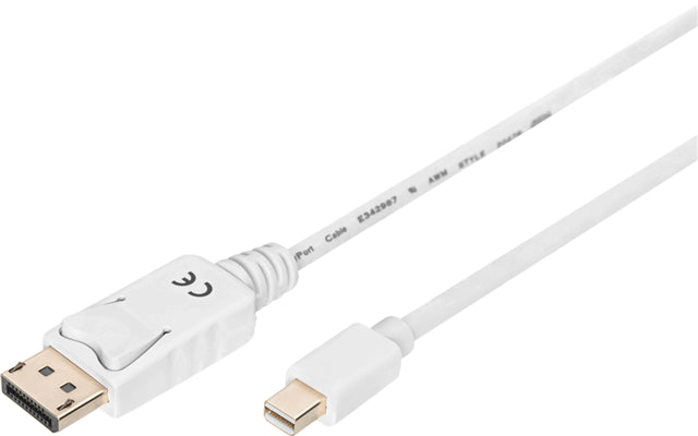 Digitus mini DisplayPort v1.1 (M) to DisplayPort (M) 2m Monitor Cable