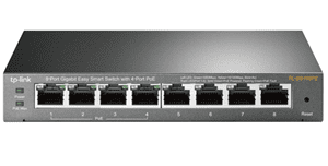 TP-LINK SG108PE 8-Port Gigabit Easy Smart Switch with 4-Port PoE