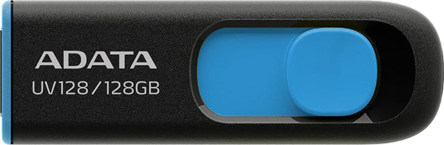 ADATA UV128 Dashdrive Retractable USB 3.0 128GB Blue/Black Flash Drive