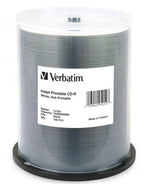 Verbatim CD-R 700MB 52x White Printable 100 Pack on Spindle