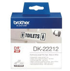 Brother DK22212 Continuous Length Paper Label Tape 62mm x 15.24m