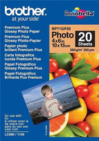 Brother BP71GP20 6x4 Premium Glossy Photo Paper 260GSM 20 Sheets