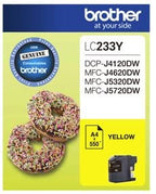 Brother LC233Y Yellow Ink Cartridge