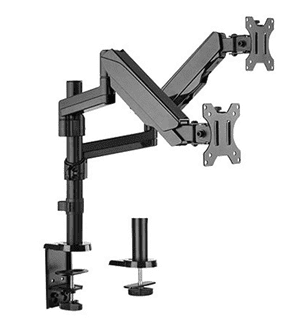 Gas Spring Dual Monitor Arm for 17"-32"