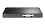 TP-Link TL-SG1218MPE 16-Port Gigabit Easy Smart PoE+ Switch with 2 x SFP, 16-Port PoE+ (Max 192W), Rackmount Kit Included