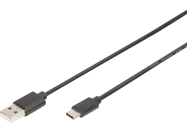 Digitus USB Type-C (M) to USB Type A (M) 1.8m Connection Cable