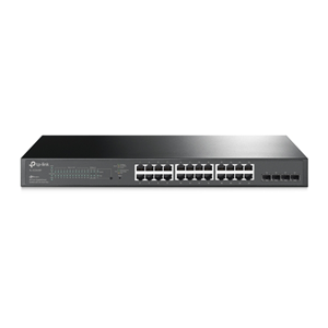 TP-Link TL-SG2428P, JetStream 28-Port Gigabit Smart Switch with 24-Port PoE+ w/ Omada SDN Supported 250w