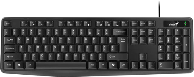 Genius KB-117 USB Wired Keyboard Black
