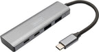 DIGITUS USB-C 4 Port HUB, 2x USB A + 2x USB-C