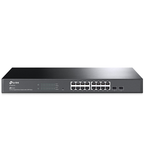 TP LINK JetStream 18-Port Gigabit Smart Switch with 16-Port PoE+