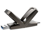 Netac US5 USB3.2 Type-A + Type-C External SSD 256GB