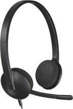 Logitech H340 USB Over Head Headset - Black