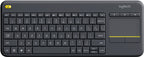 Logitech K400 Plus Wireless Keyboard with Touch Pad Black