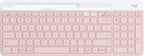 Logitech K580 Multi-Device Wireless Keyboard - Rose