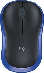 Logitech M185 USB Wireless Compact Mouse - Blue