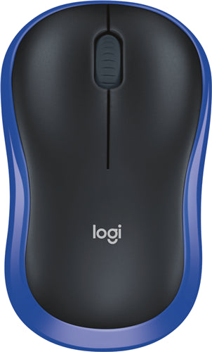 Logitech M185 USB Wireless Compact Mouse - Blue