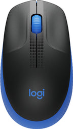 Logitech M190 Full Size Wireless Mouse - Blue