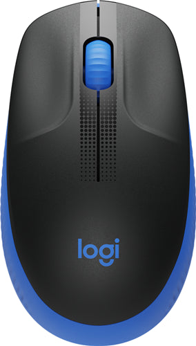 Logitech M190 Full Size Wireless Mouse - Blue