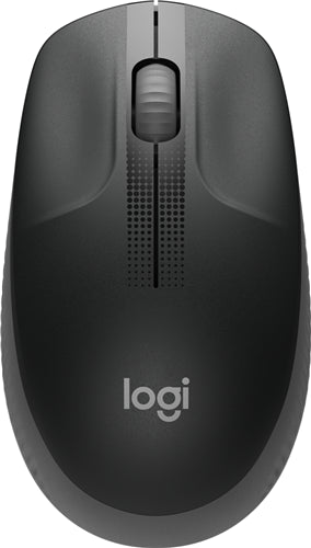 Logitech M190 Full Size Wireless Mouse - Charcoal