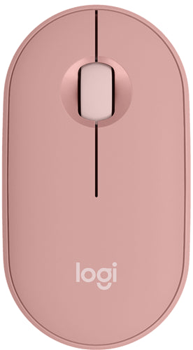 Logitech M350S Pebble 2 USB Wireless/Bluetooth Mouse - Tonal Rose