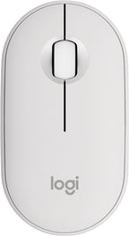 Logitech M350S Pebble 2 USB Wireless/Bluetooth Mouse - White