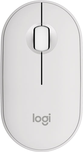 Logitech M350S Pebble 2 USB Wireless/Bluetooth Mouse - White