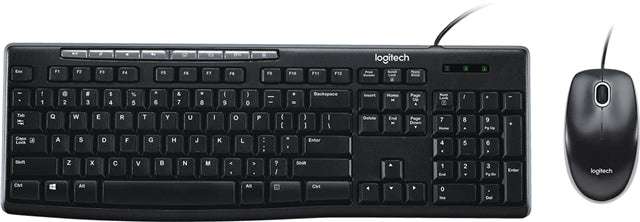 Logitech MK200 Wired USB Keyboard and Mouse