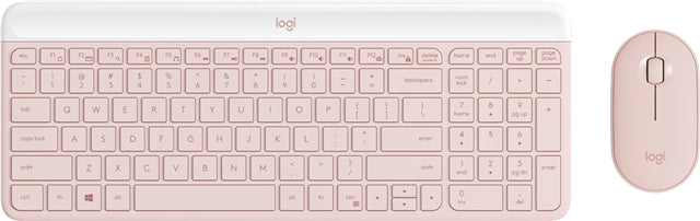 Logitech MK470 Slim Wireless Desktop Kit - Rose