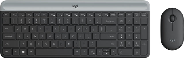 Logitech MK470 Slim Wireless Desktop Kit Black