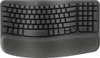 Logitech Wave Keys Wireless Ergo Keyboard - Black