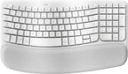 Logitech Wave Keys Wireless Ergo Keyboard - White
