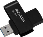ADATA UC310 Swivel USB3.2 256GB Black Flash Drive