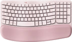 Logitech Wave Keys Wireless Ergonomic Keyboard - Rose