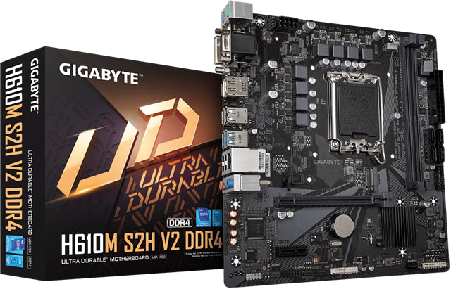 Gigabyte H610M S2H V2 DDR4 mATX LGA1700 Motherboard