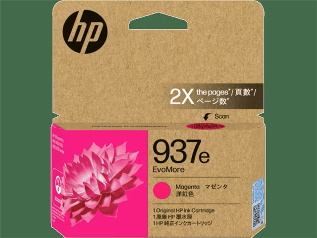 HP 937e EvoMore Magenta Original Ink Cartridge