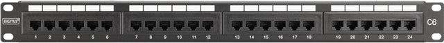 Digitus 24-Port CAT6 19" Patch Panel - Unshielded Class E