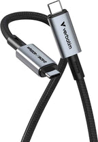 Verbatim Sync & Charge USB C to USB C 240W 40 Gbps 120 cm