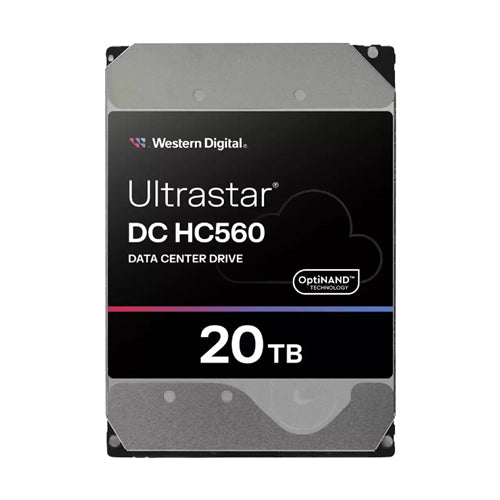 WD Ultrastar DC HC560 SATA 3.5" 7200RPM 512MB 20TB NAS HDD