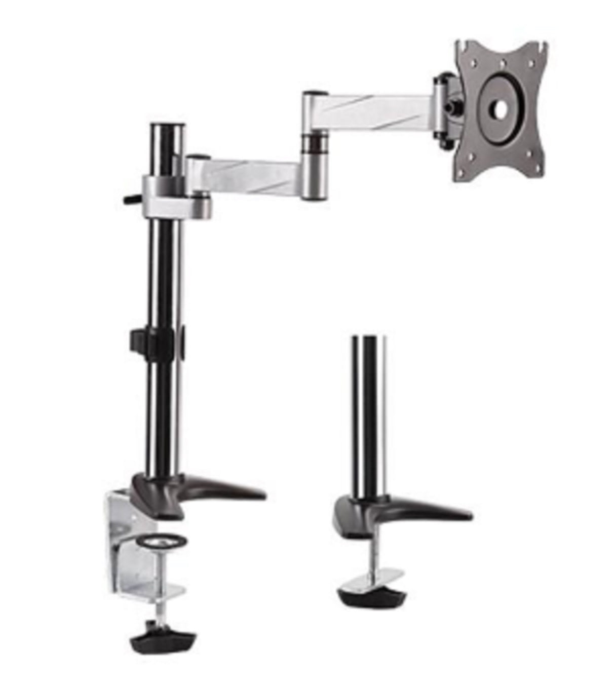 Aluminum LCD VESA Desk Mounts for LCD Screen Size 13"-27"