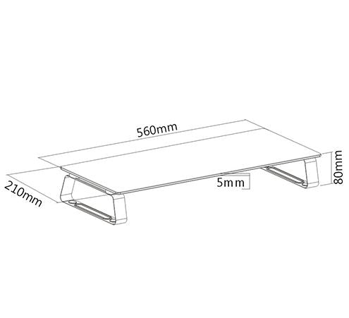 Universal Tabletop Monitor Riser