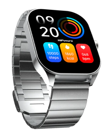 HiFuture FutureFit AIX Stainless smartwatch Black