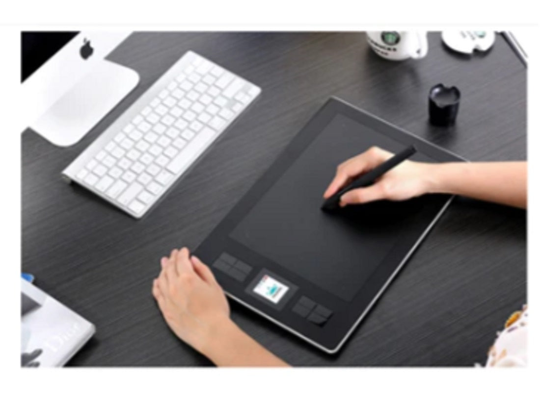 Huion DWH69 Black Graphic Tablet 1.8" TFT LCM Wireless