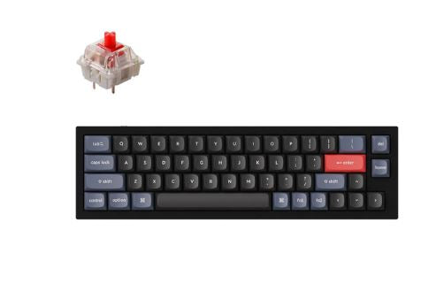 Keychron Q9-C1 40% Layout 52 Key Black Red Switch RGB Hot-Swap Wired Keyboard