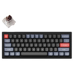 Keychron V4-B3 60% Layout 61 Key Carbon Black Brown Switch RGB Hot-Swap Wired Keyboard