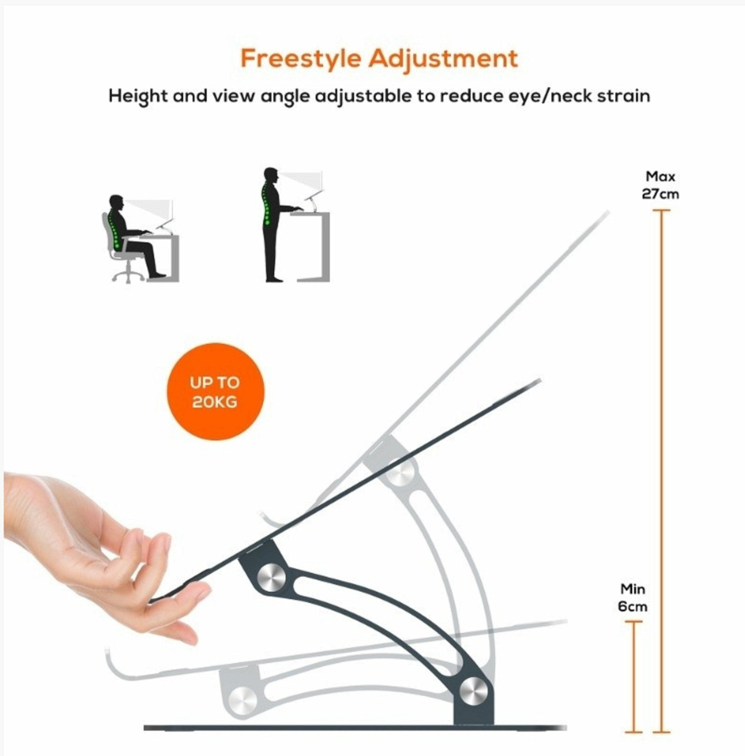 mbeat? Stage S6 Adjustable Elevated Laptop & MacBook (Space Grey)