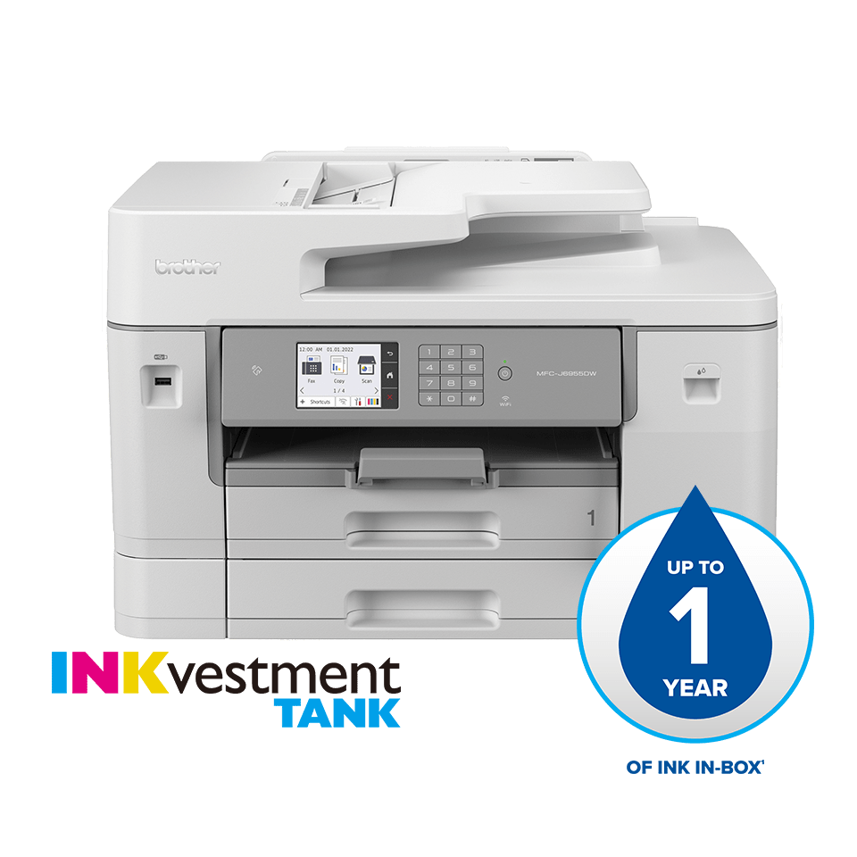Brother MFCJ6955DW A3 30ppm Inkjet Multi Function Printer (FREE INSTALL AND DELIVERY)