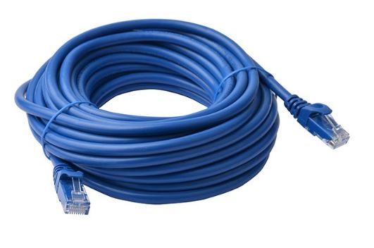 Cat 6a UTP Ethernet Cable, Snagless? - 50m Blue