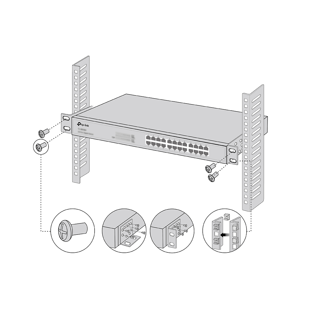 TP LINK 19-inch Switches Rack Mount Kit